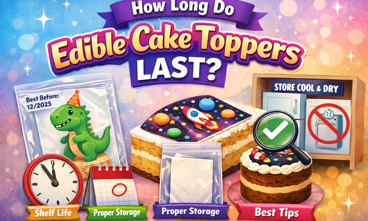 How Long Do Edible Cake Toppers Last? Storage & Shelf Life Guide