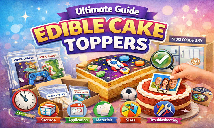 The Ultimate Guide to Edible Cake Toppers (And How to Use Them Perfectly)