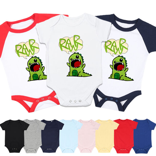Dinosaurs Roar Short Sleeve Babygrow