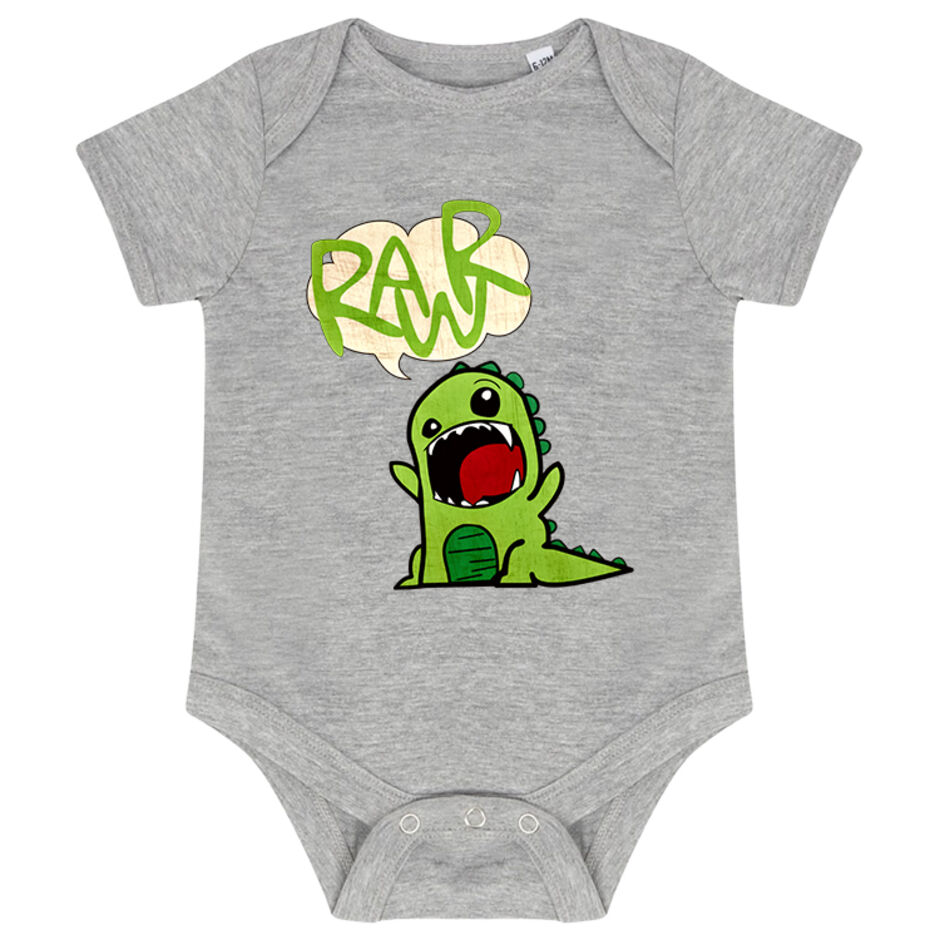 Dinosaurs-Roar-Grey-Baby-Grows