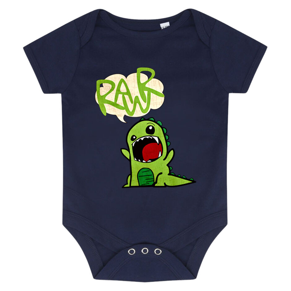 Dinosaurs-Roar-Navy-Blue-Baby-Grows