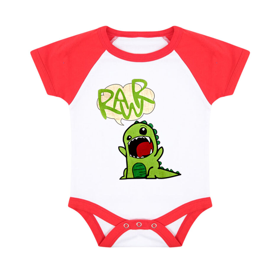 Dinosaurs-Roar-White-and-Red-Baby-Grows