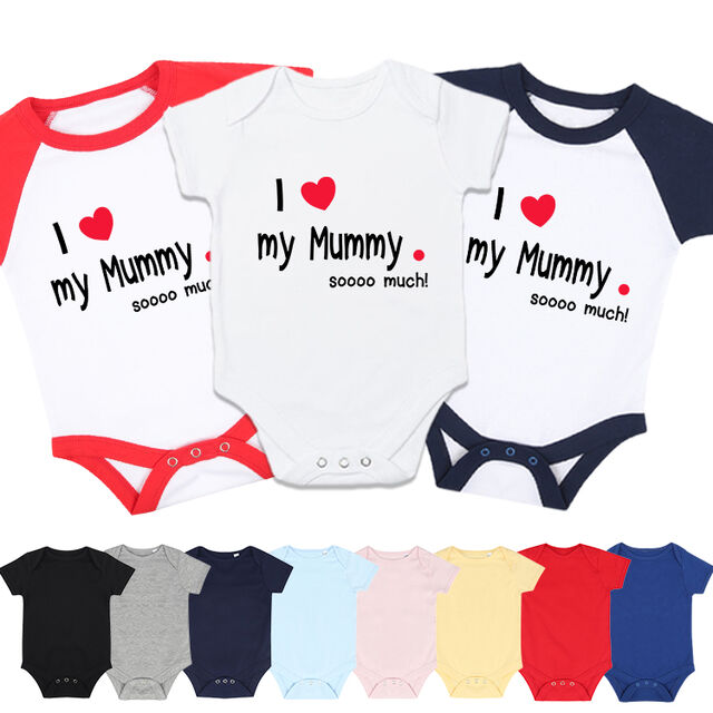I Love My Mummy So Much Short Sleeve Babygrow