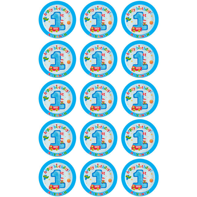 1st Birthday (Cupcake Toppers)