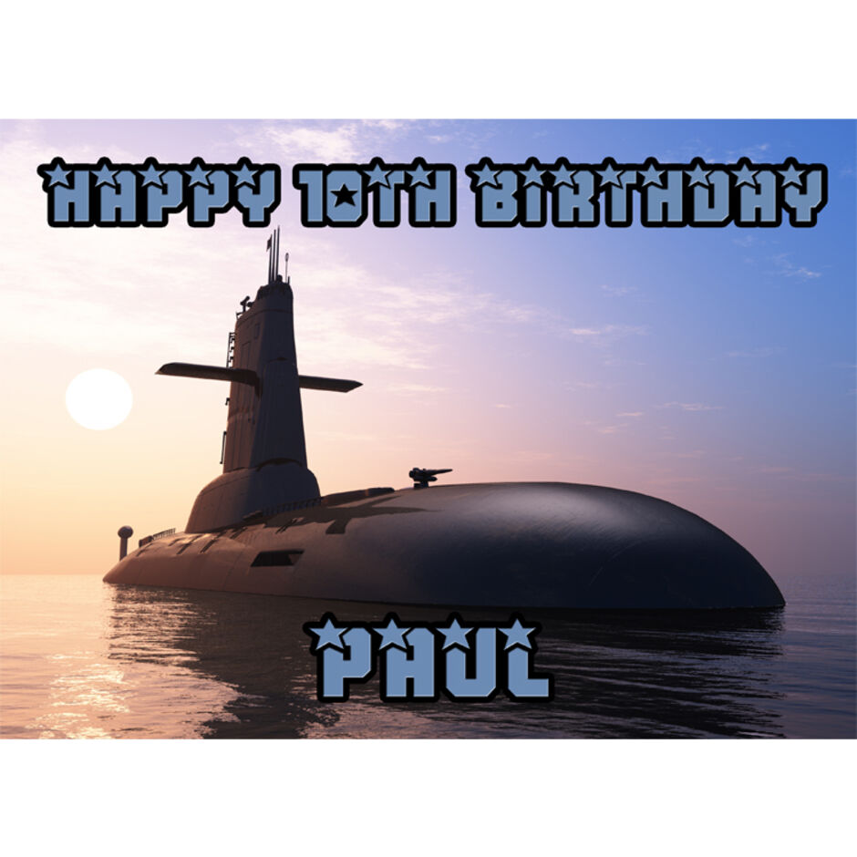 Nuclear-Submarine-Personalised-Rectangle-Edible-Cake-Topper