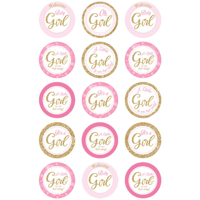 A Little Girl (Cupcake Toppers)