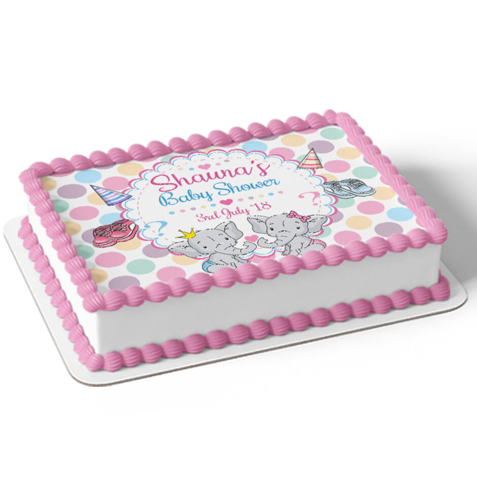 Boy-or-Girl-Personalised-Rectangle-Edible-Baby-Shower-Cake-Topper-Cake-View