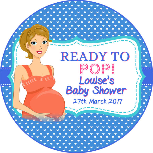 Ready to Pop (Round Cake Topper)