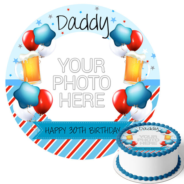 Beers (Round Cake Topper)