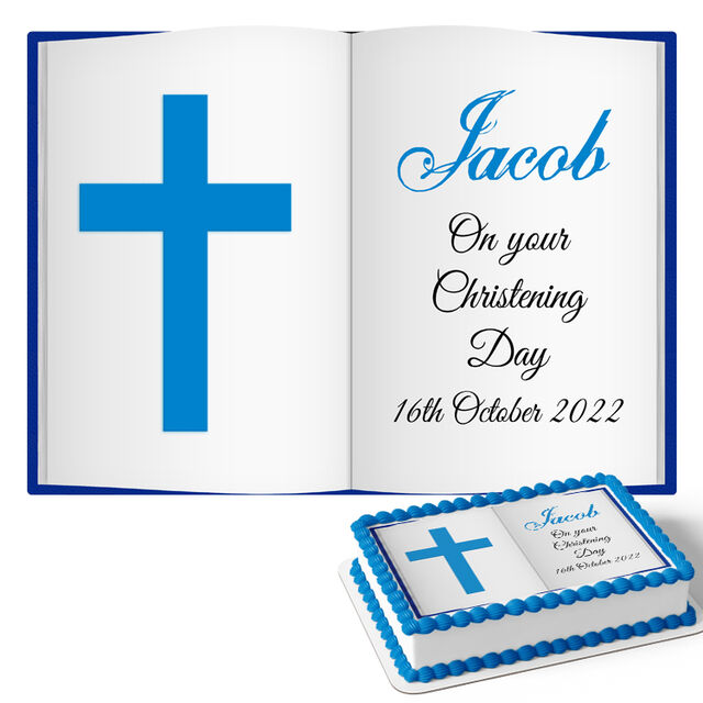 Book Style (Rectangle Cake Topper)