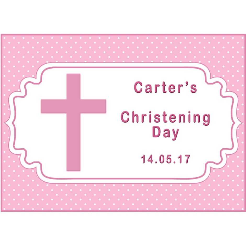Christening-Personalised-Rectangle-Edible-Cake-Topper-Pink