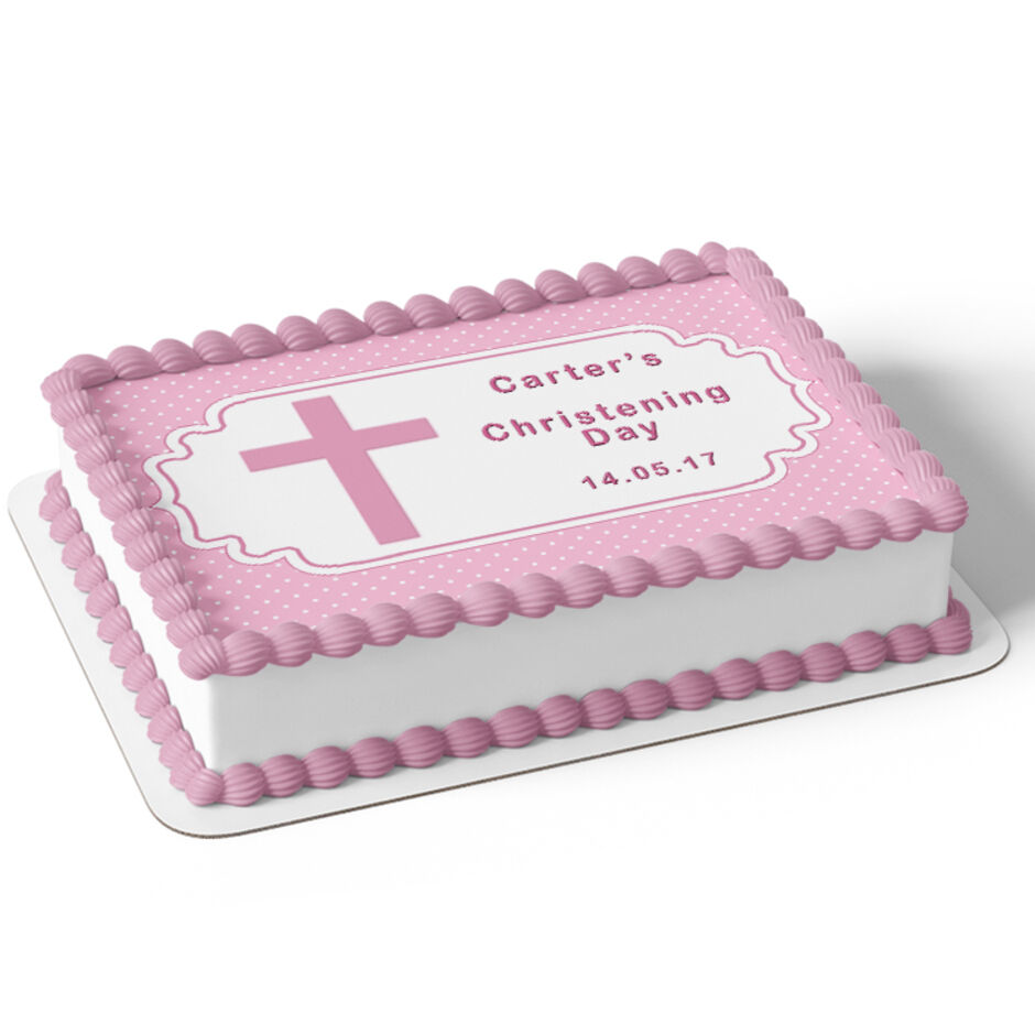 Christening-Personalised-Rectangle-Edible-Cake-Topper-Pink-a