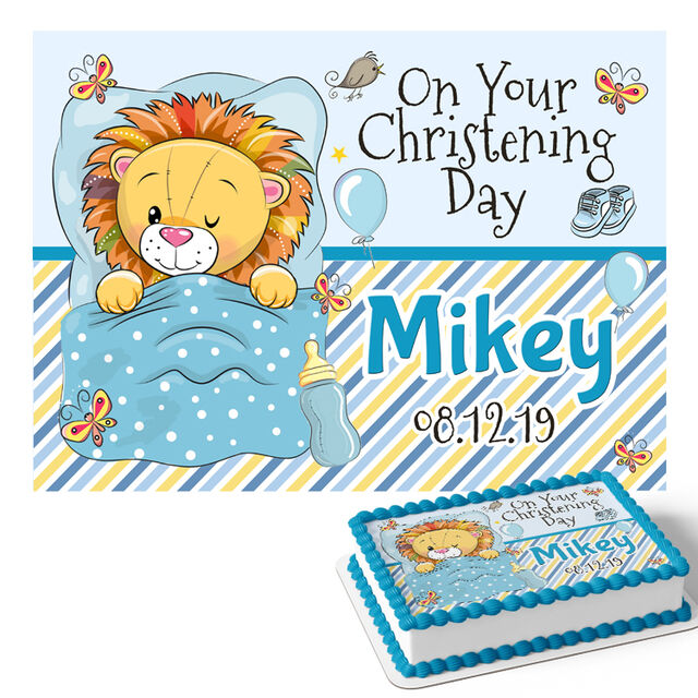 Cute Tiger (Rectangle Cake Topper)
