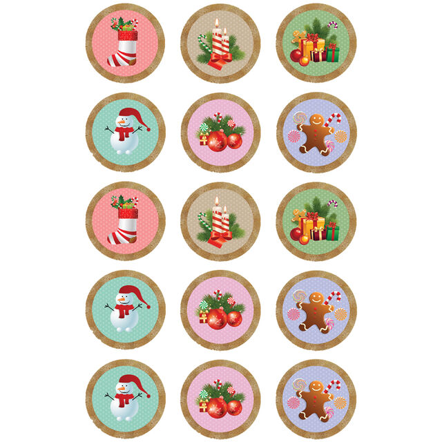 Christmas (Cupcake Toppers)