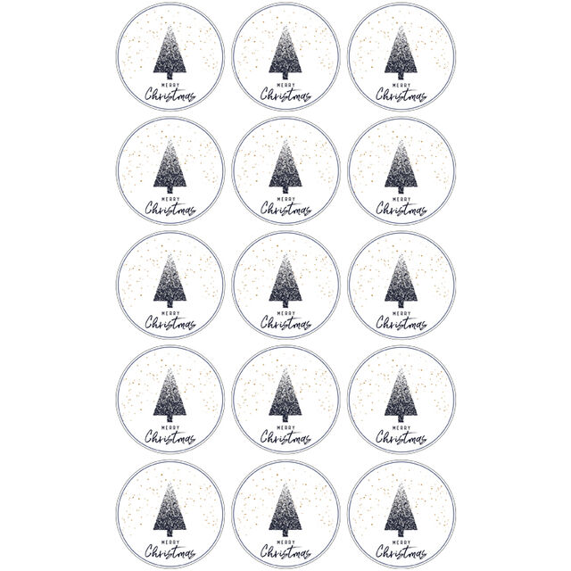 Merry Christmas (Cupcake Toppers)