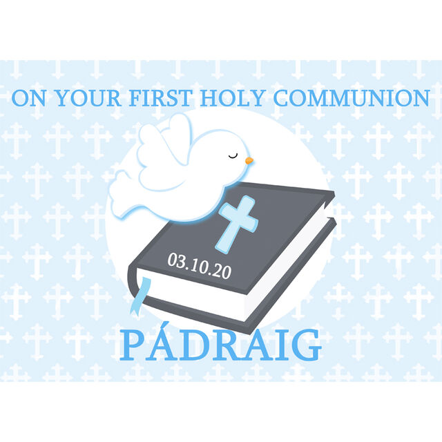 Communion (Rectangle Cake Topper)