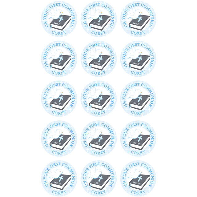 Communion (Cupcake Toppers)