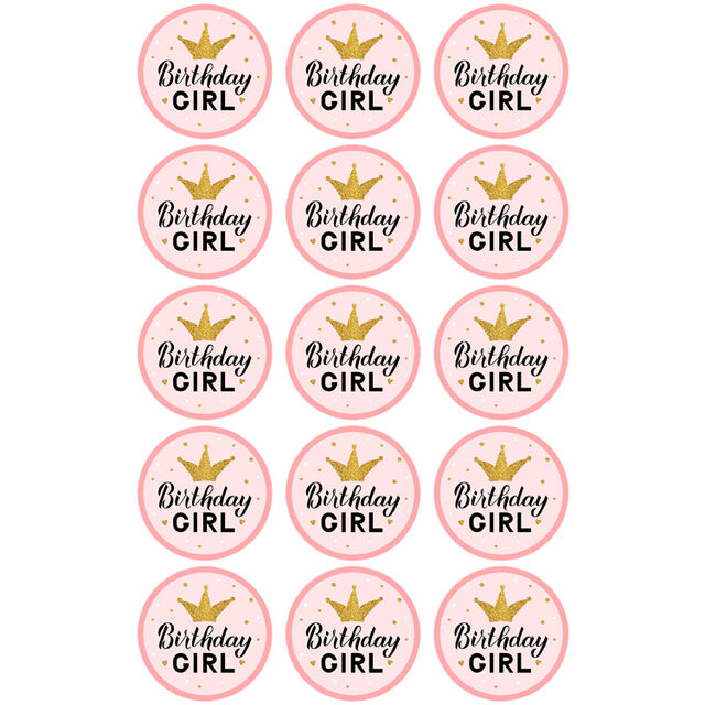 Birthday Girl (Cupcake Toppers)