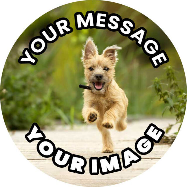 Custom Design (Round Cake Topper)