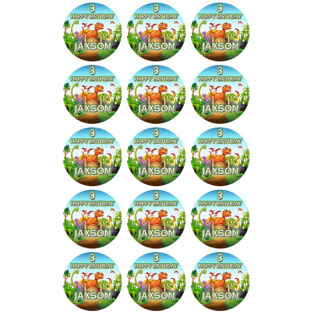 Dinosaurs (Cupcake Toppers)