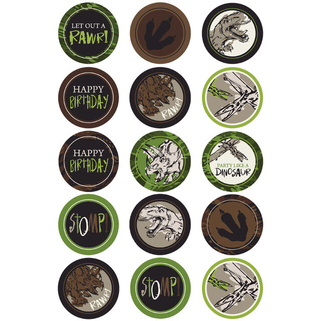 Dinosaurs (Cupcake Toppers)