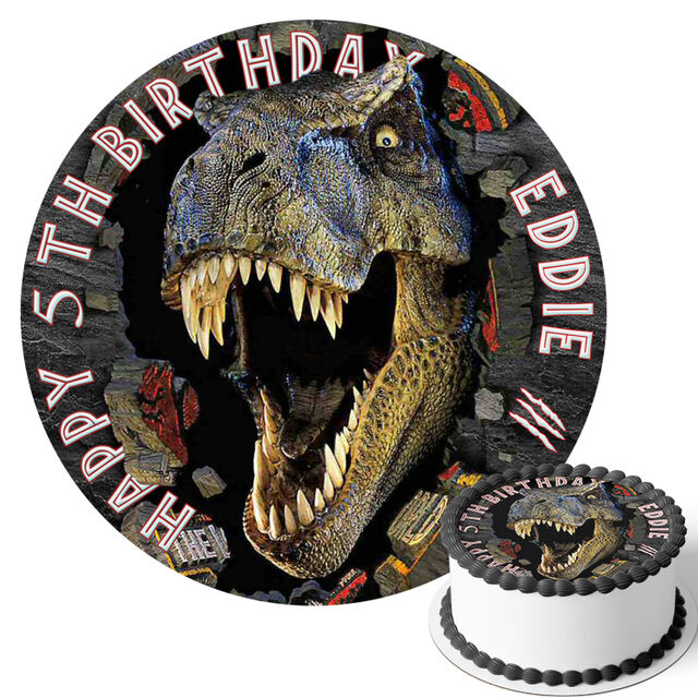 T Rex (Round Cake Topper)
