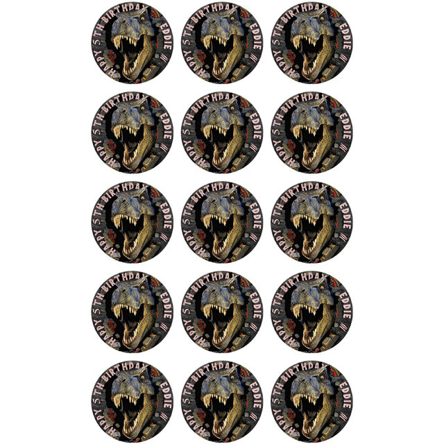 T Rex (Cupcake Toppers)