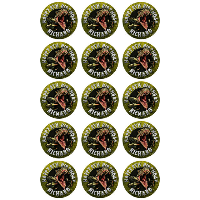 Velociraptor (Cupcake Toppers)