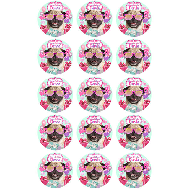 Diva Dog (Cupcake Toppers)