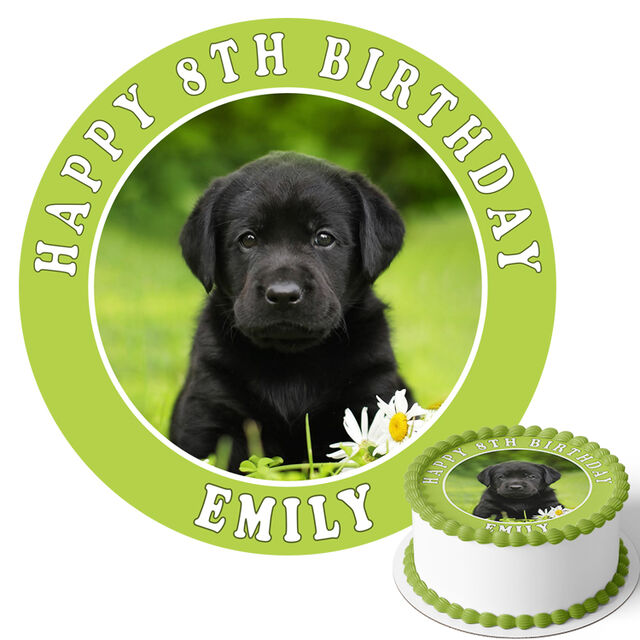 Labrador (Round Cake Topper)