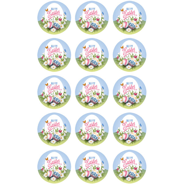 Happy Easter (Cupcake Toppers)