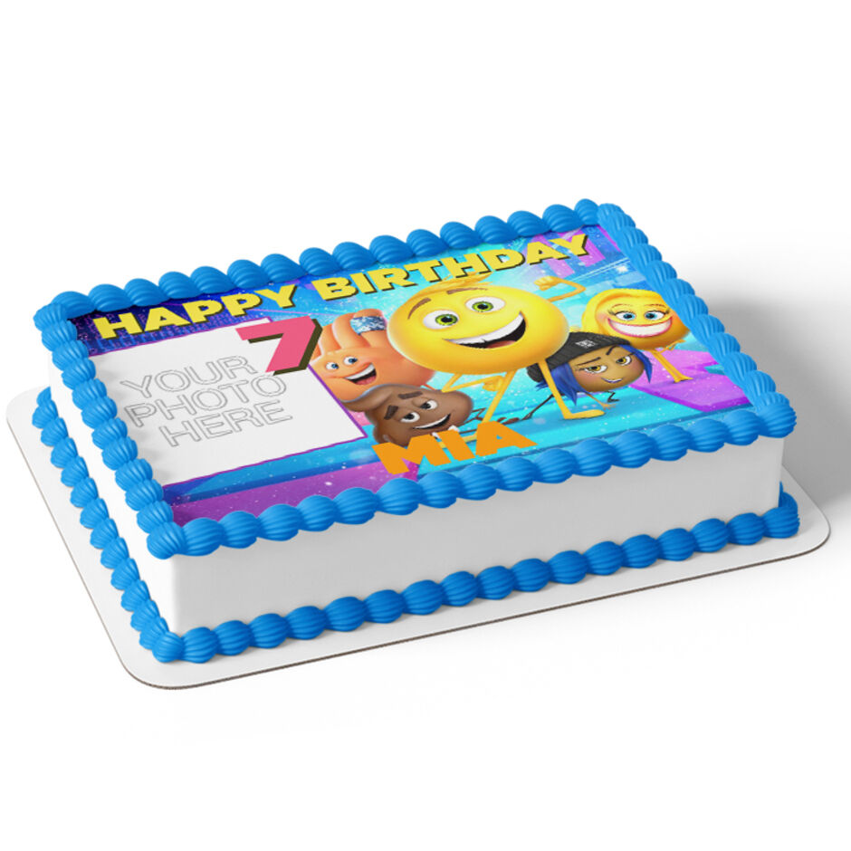 Emoji-Plus-Photo-Personalised-Rectangle-Edible-Cake-Topper-a