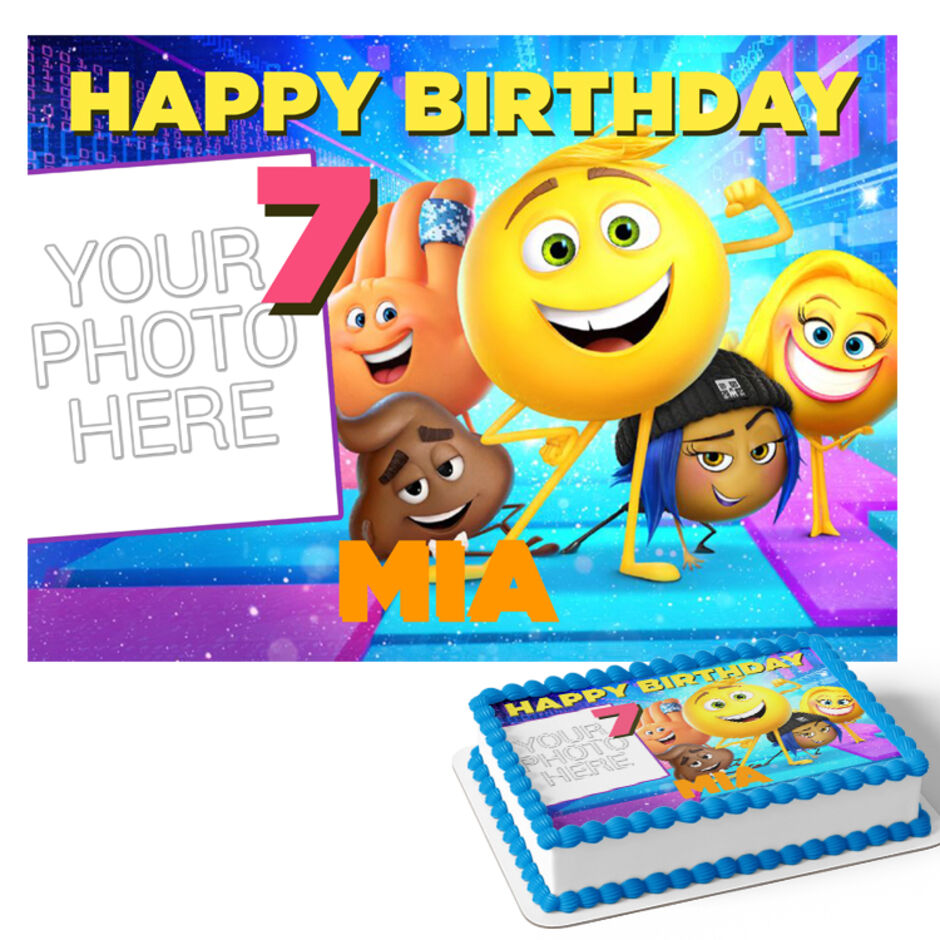 Emoji-Plus-Photo-Personalised-Rectangle-Edible-Cake-Topper-Main-Image