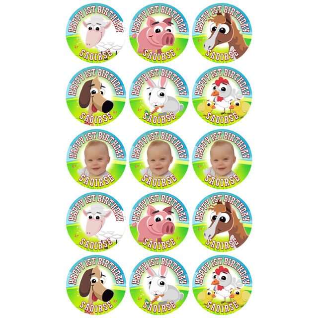 Farm Yard (Cupcake Toppers)