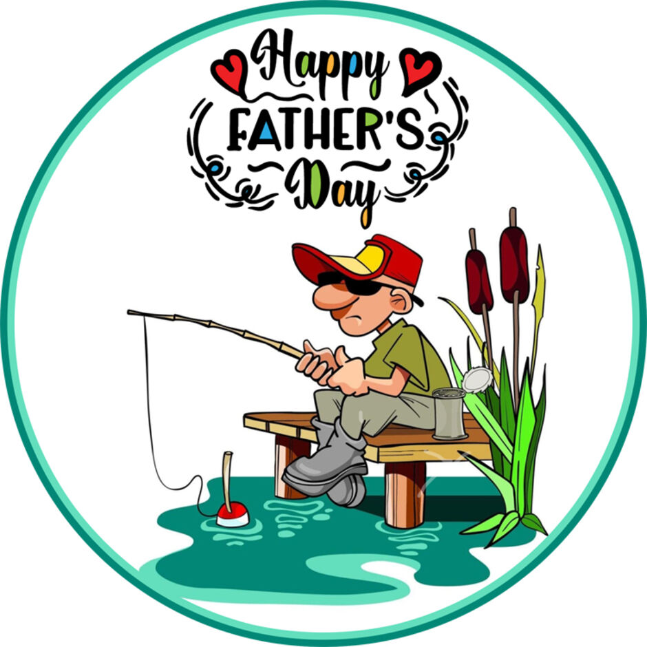 Fathers-Day-Round-Edible-Cake-Topper