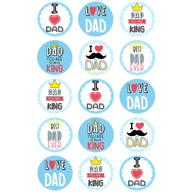 Father's Day (Cupcake Toppers)