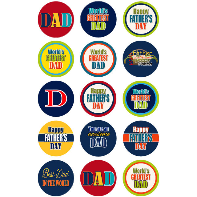 Father's Day (Cupcake Toppers)