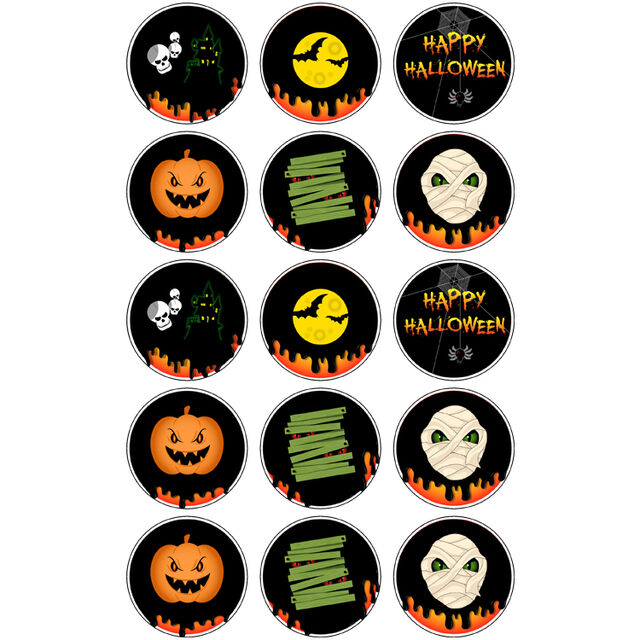 Halloween (Cupcake Toppers)