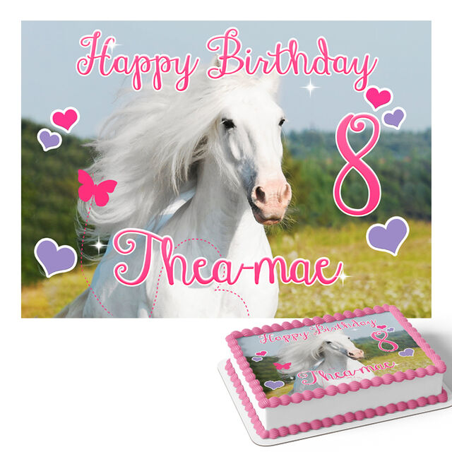Horse (Rectangle Cake Topper)