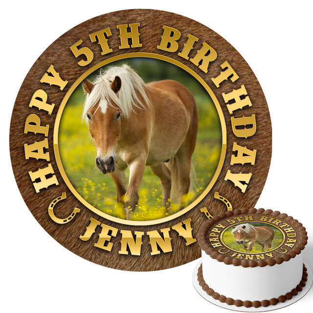 Horse (Round Cake Topper)