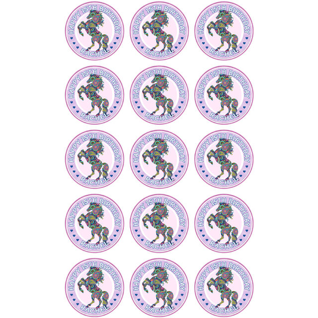 Horse (Cupcake Toppers)