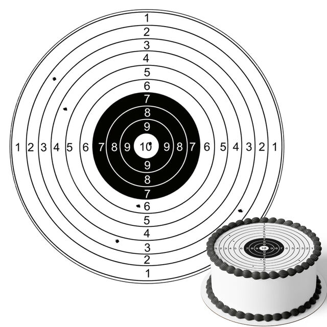 Target (Round Cake Topper)