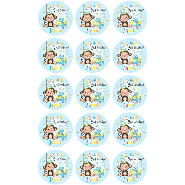 Monkey (Cupcake Toppers)