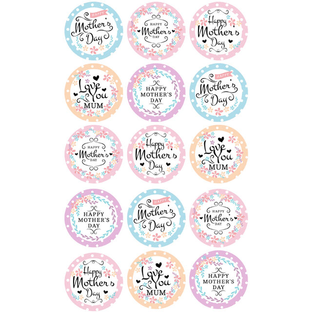 Mothers Day (Cupcake Toppers)