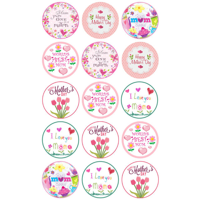 Mothers Day (Cupcake Toppers)