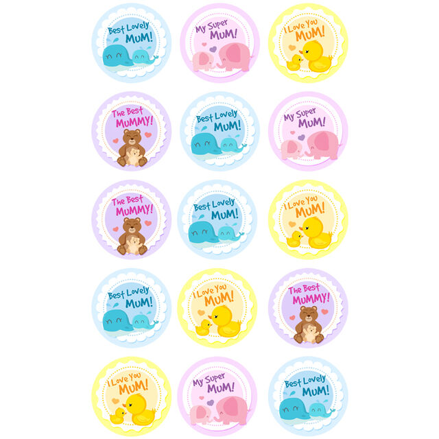 Mothers Day (Cupcake Toppers)