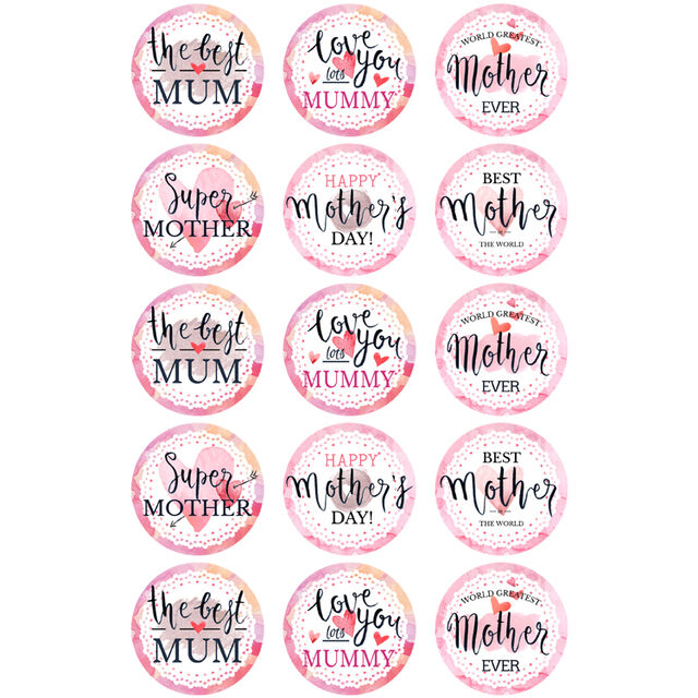 Mothers Day (Cupcake Toppers)