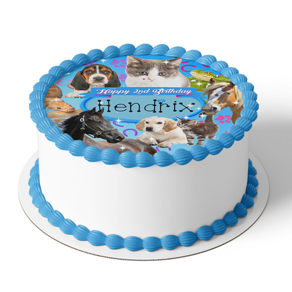 Pet-Animals-Personalised-Round-Edible-Cake-Toppers-Blue-a