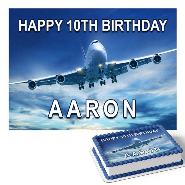 Air Plane (Rectangle Cake Topper)