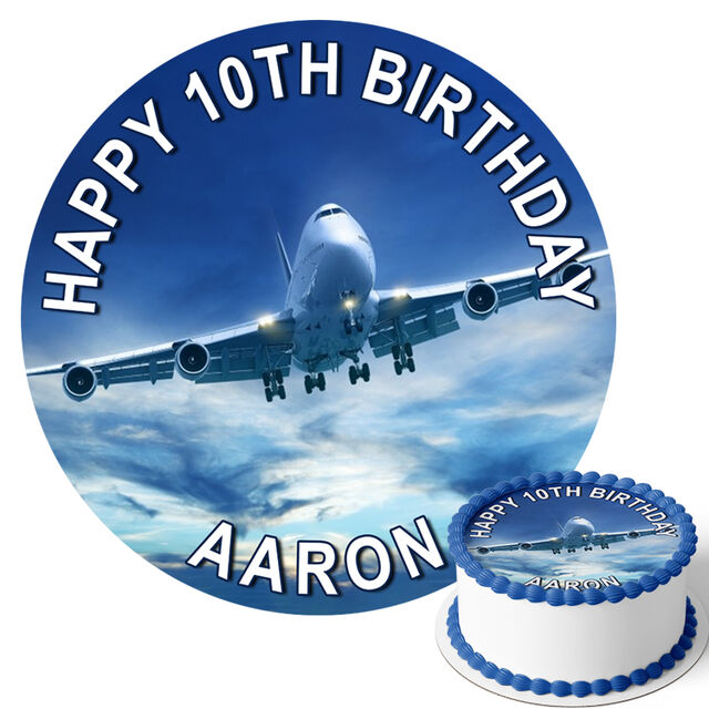 Air Plane (Round Cake Topper)